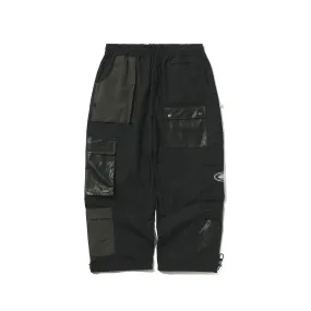 10 POCKET SUPER WIDE VENTILATION PANTS BLACK