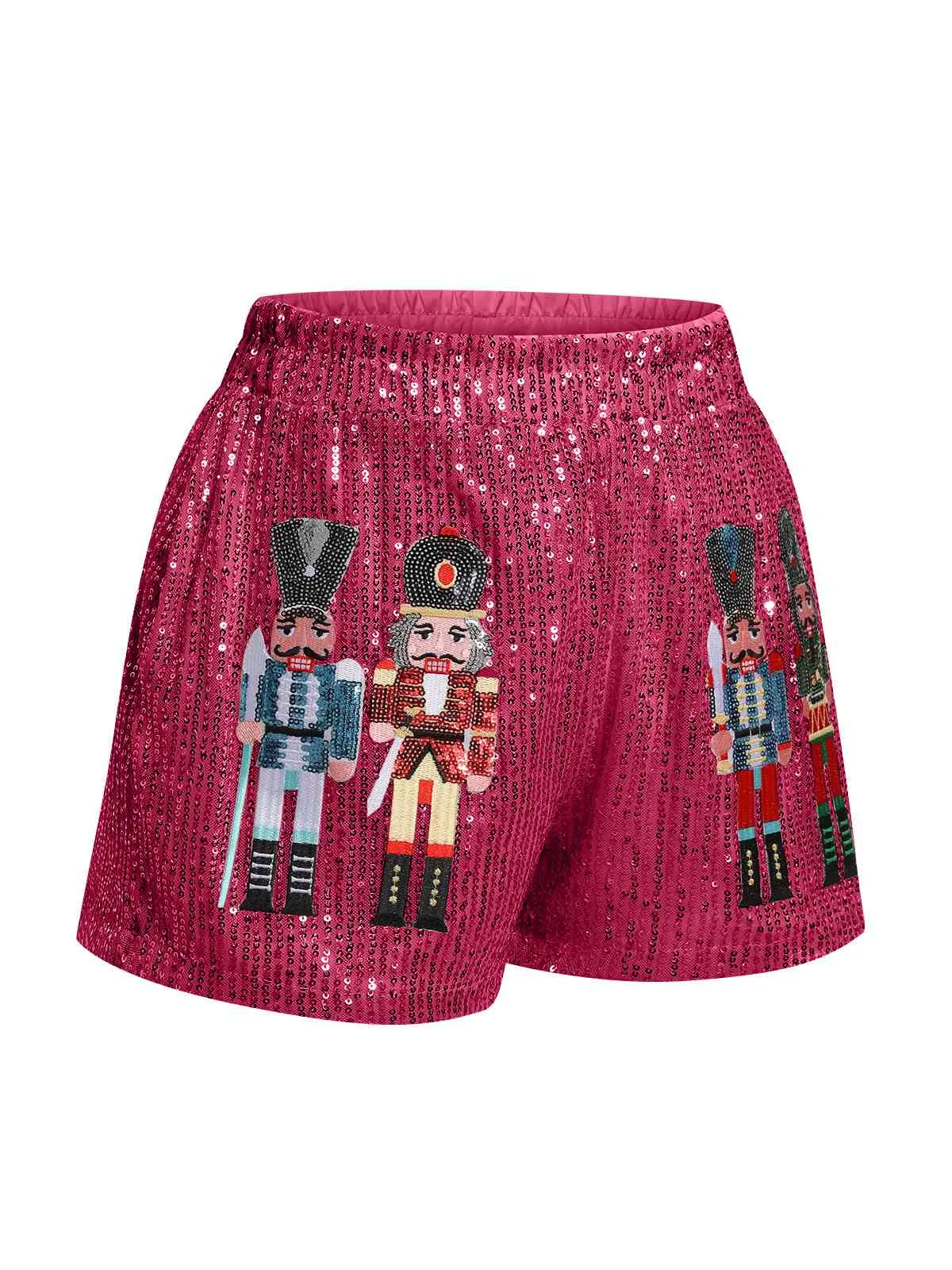 1930s Christmas Nutcraker Sequined Shorts