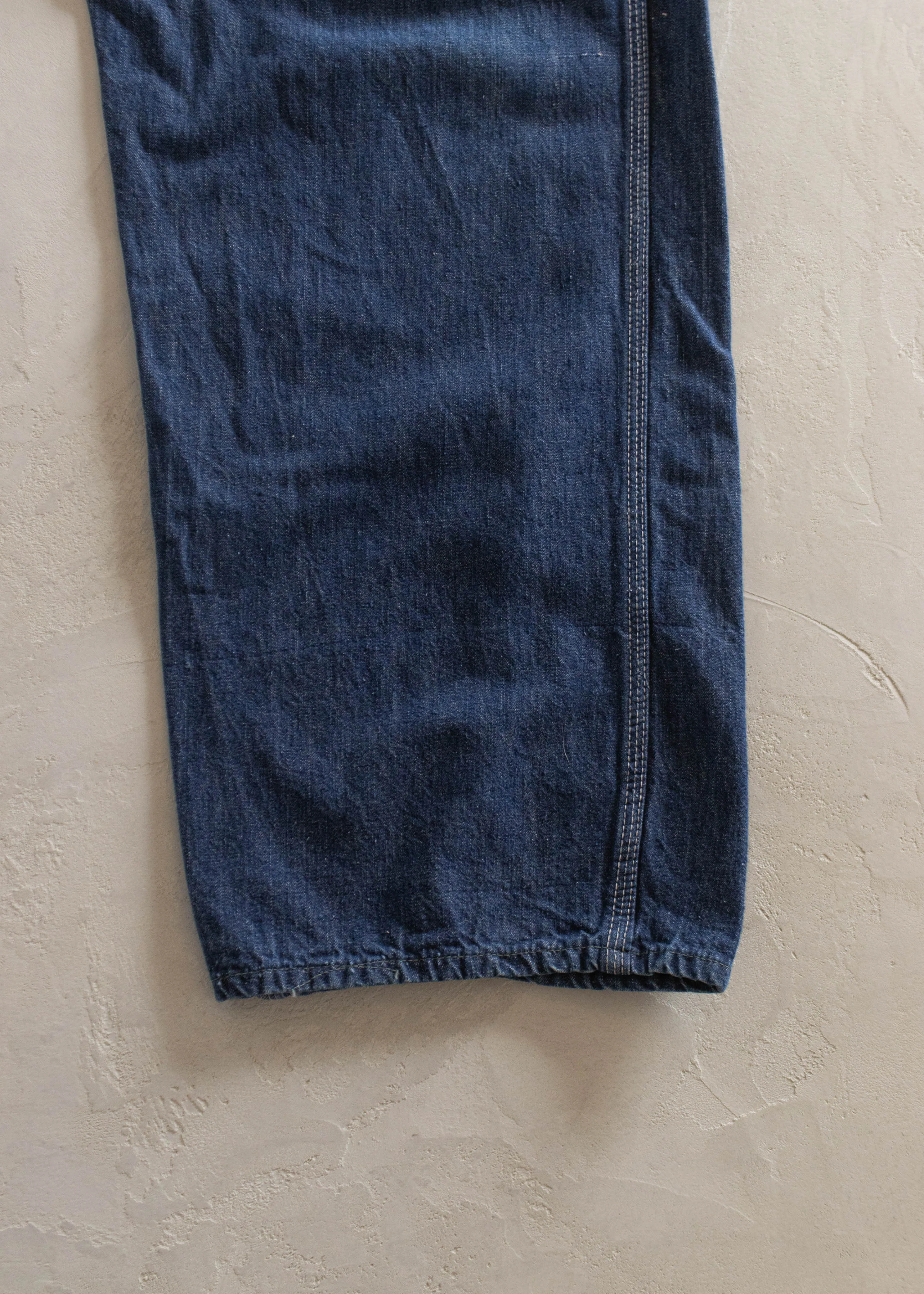 1950s Union Made Hercules Denim Carpenter Pants Size Women's 42 Men's 44