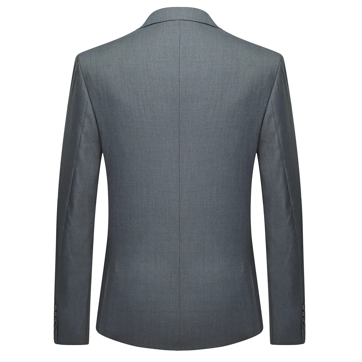 2-Piece Slim Fit Simple Designed Grey Suit