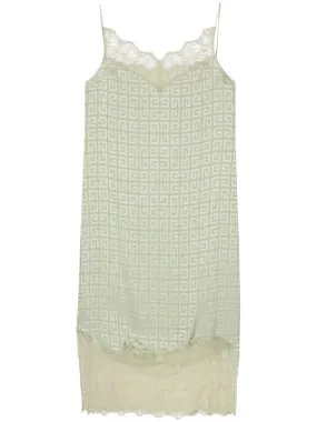 4G-JACQUARD MIDI SLIP DRESS