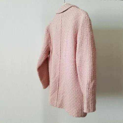 Abercrombie & Fitch Pink Wool Coat