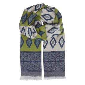 B Young Vicia Boho Scarf Navy Blazer Mix