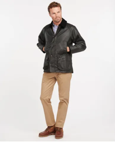 Barbour Bedale Wax Jacket - Navy