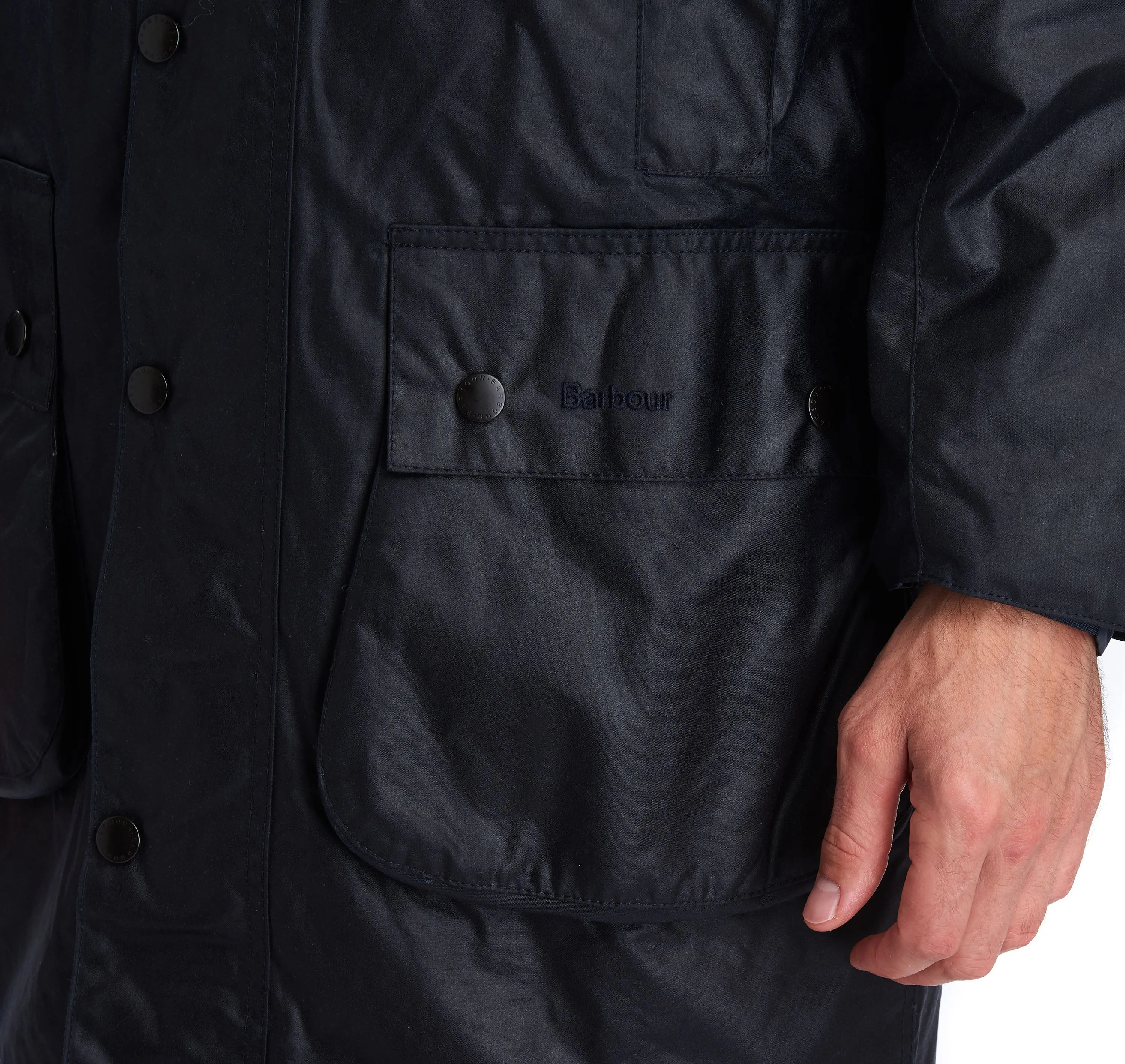 Barbour Navy Border® Waxed Cotton Jacket