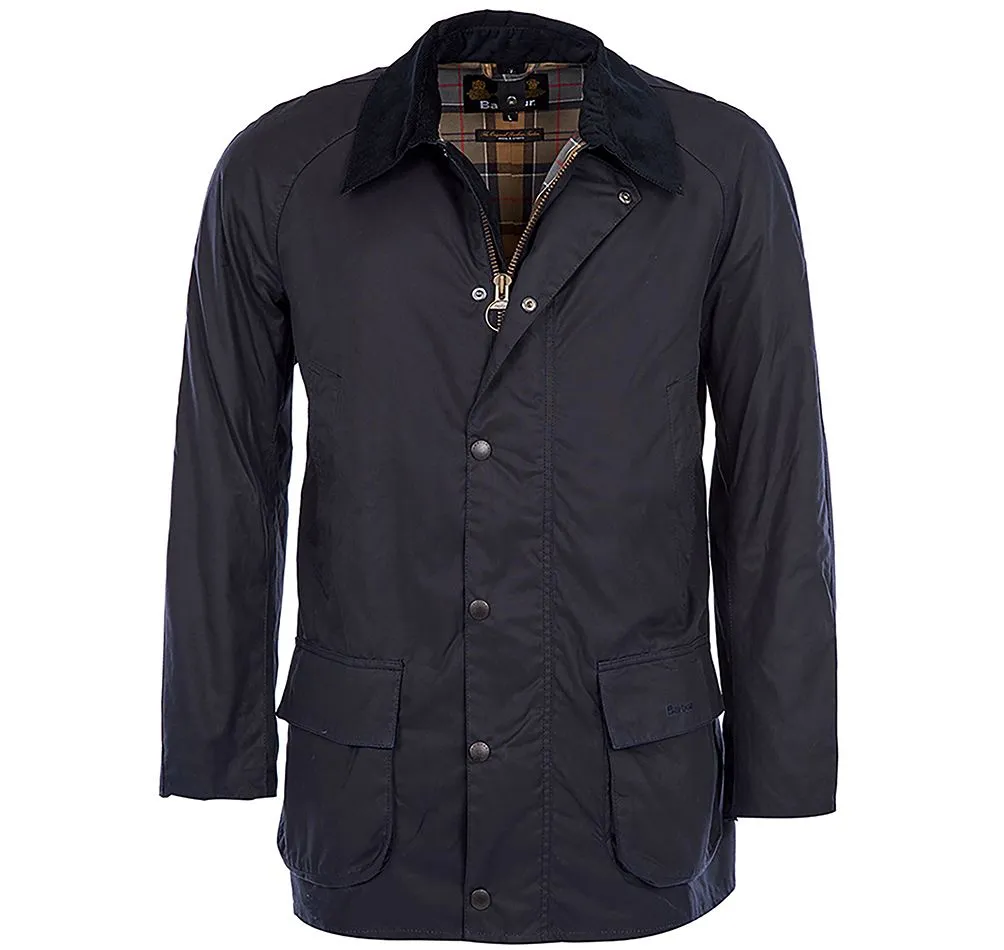 Barbour Navy Bristol Waxed Cotton Jacket