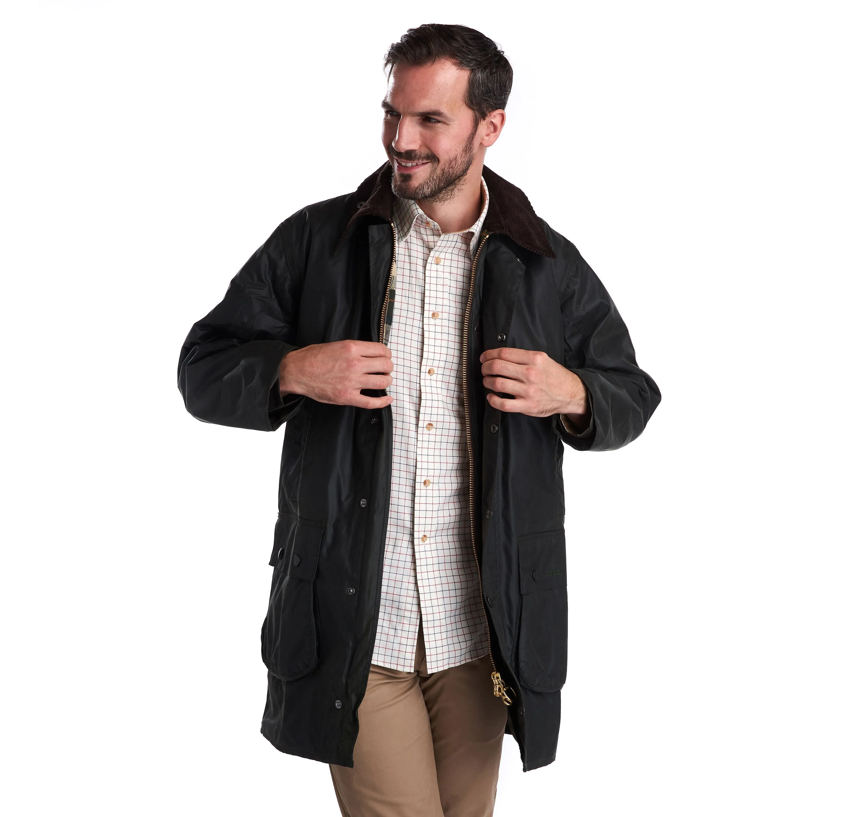 Barbour Sage Border® Waxed Cotton Jacket