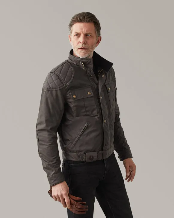 BELSTAFF BROOKLANDS ULTRACORE WAXED COTTON JACKET - MAHOGANY