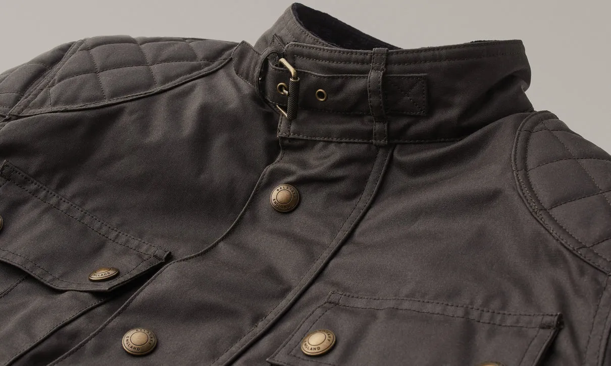 BELSTAFF BROOKLANDS ULTRACORE WAXED COTTON JACKET - MAHOGANY