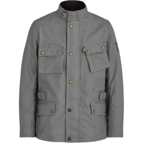 Belstaff Crosby Waxed Cotton Jacket Granite Grey