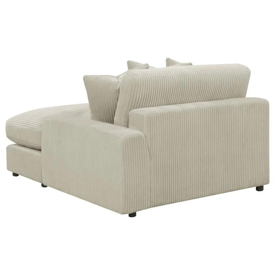 Blaine Upholstered Reversible Sectional Sofa Sand