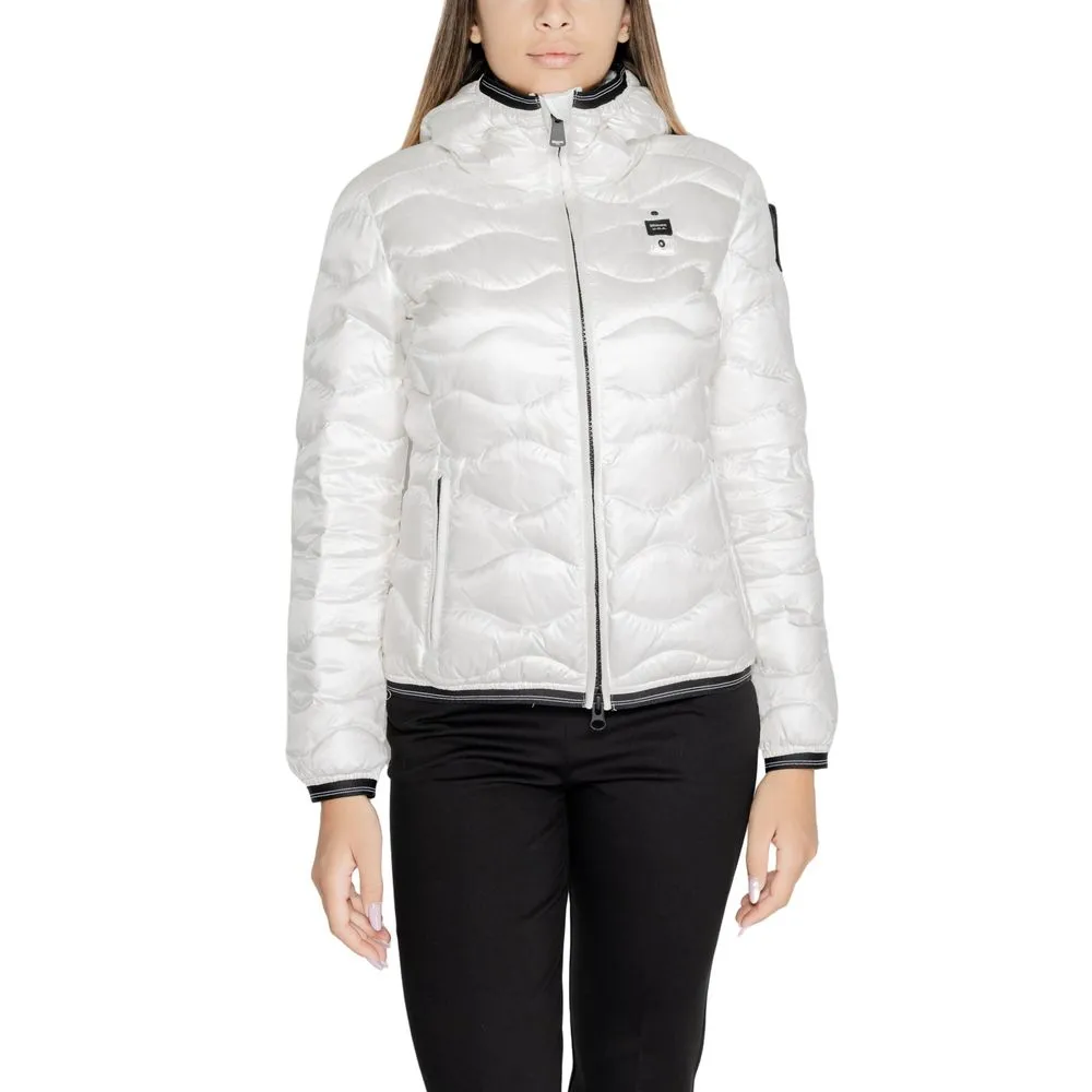 Blauer White Duck Feathers Jackets & Coat