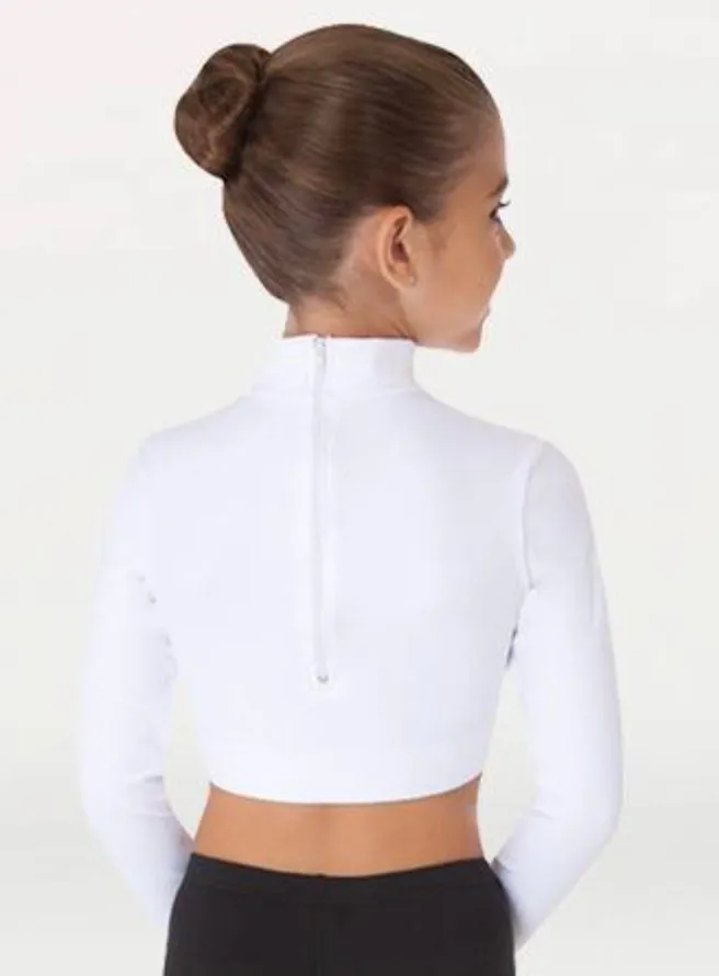 Body Wrappers - Long Sleeve Midriff Turtleneck - Adult (BWP206) - Multiple Colors FINAL SALE