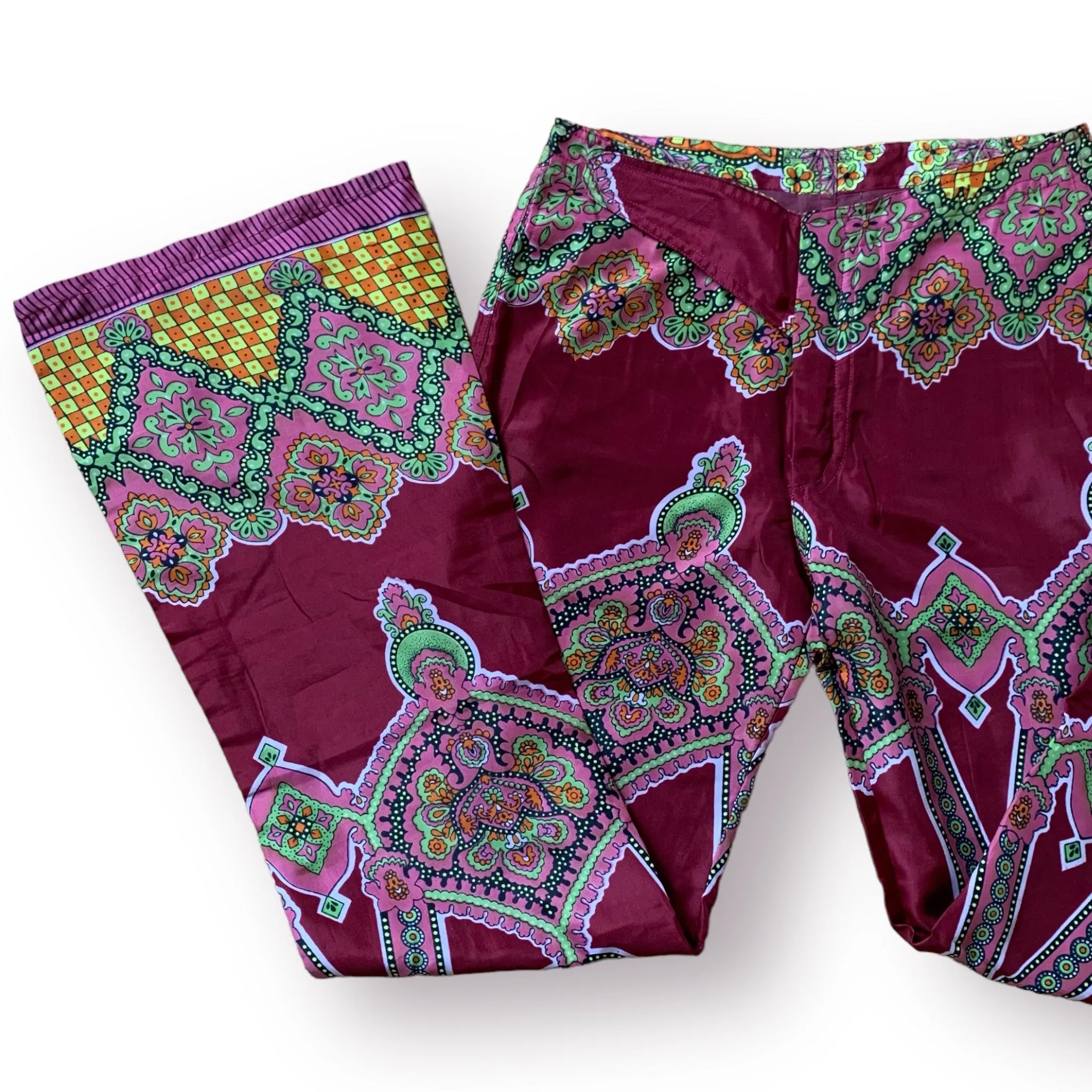 Boho Paisley Pants - XS