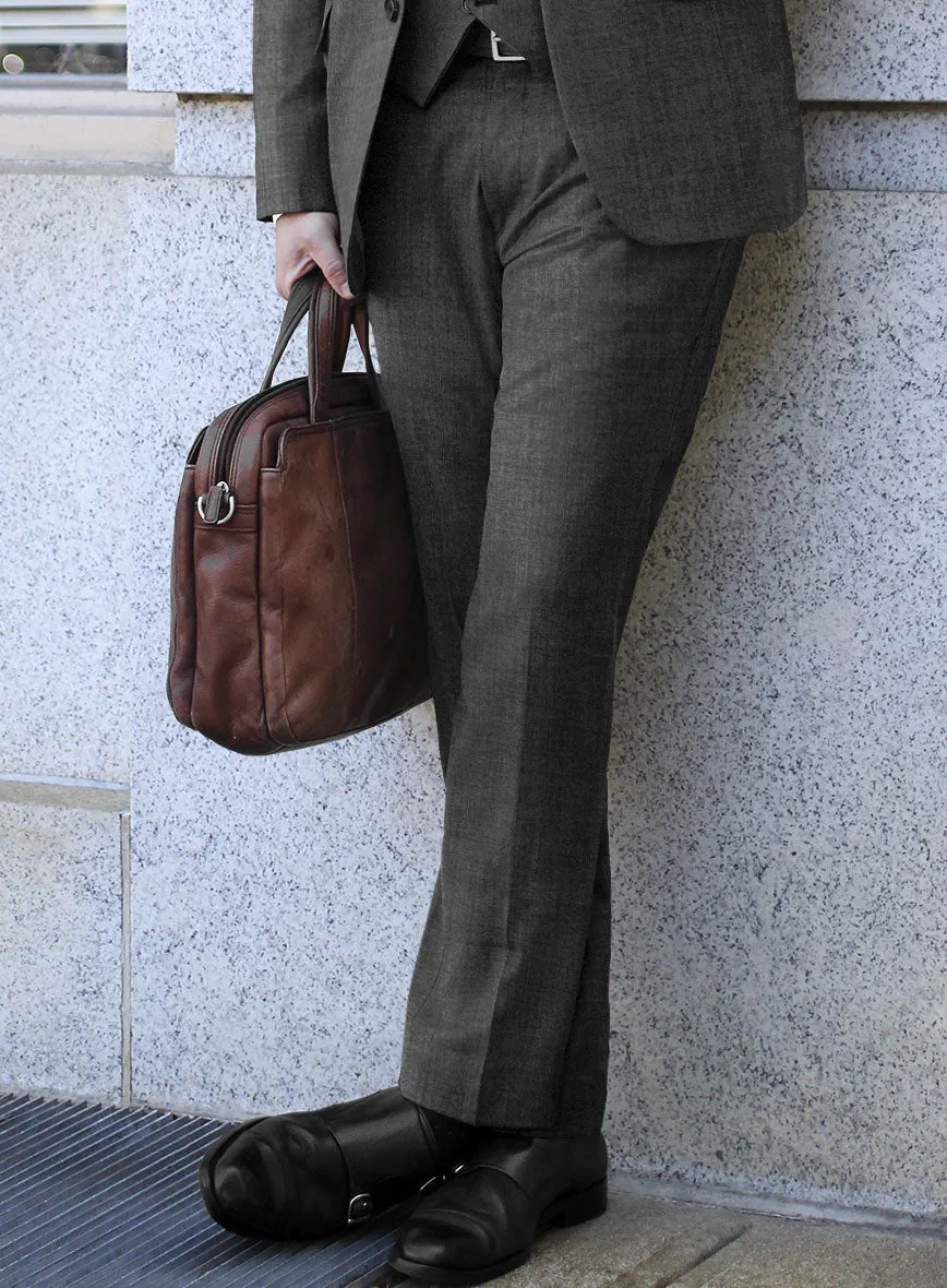 Bristol Gray Sharkskin Pants