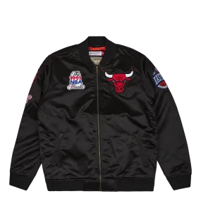 Bulls Flight Satin Bomber Jacket