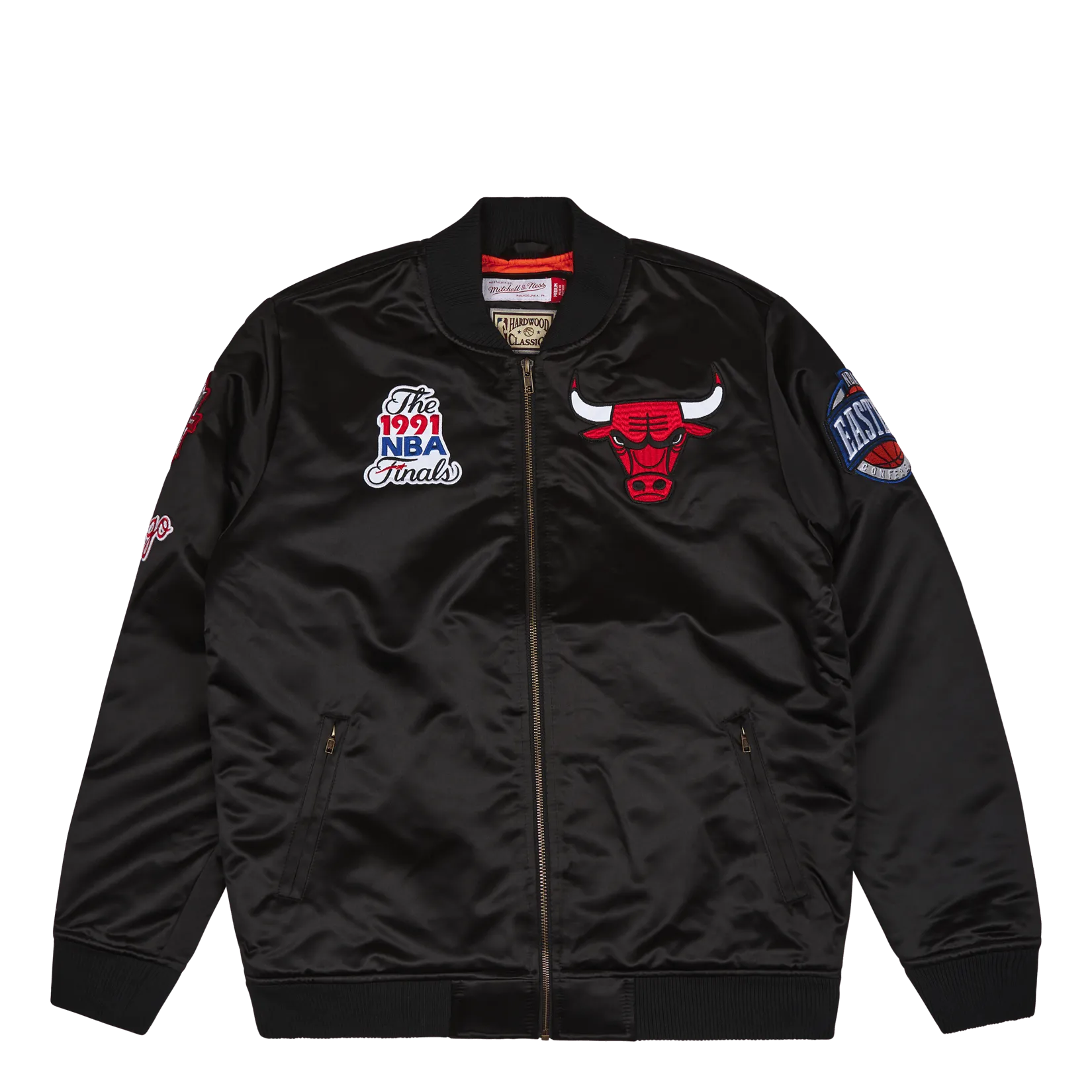 Bulls Flight Satin Bomber Jacket