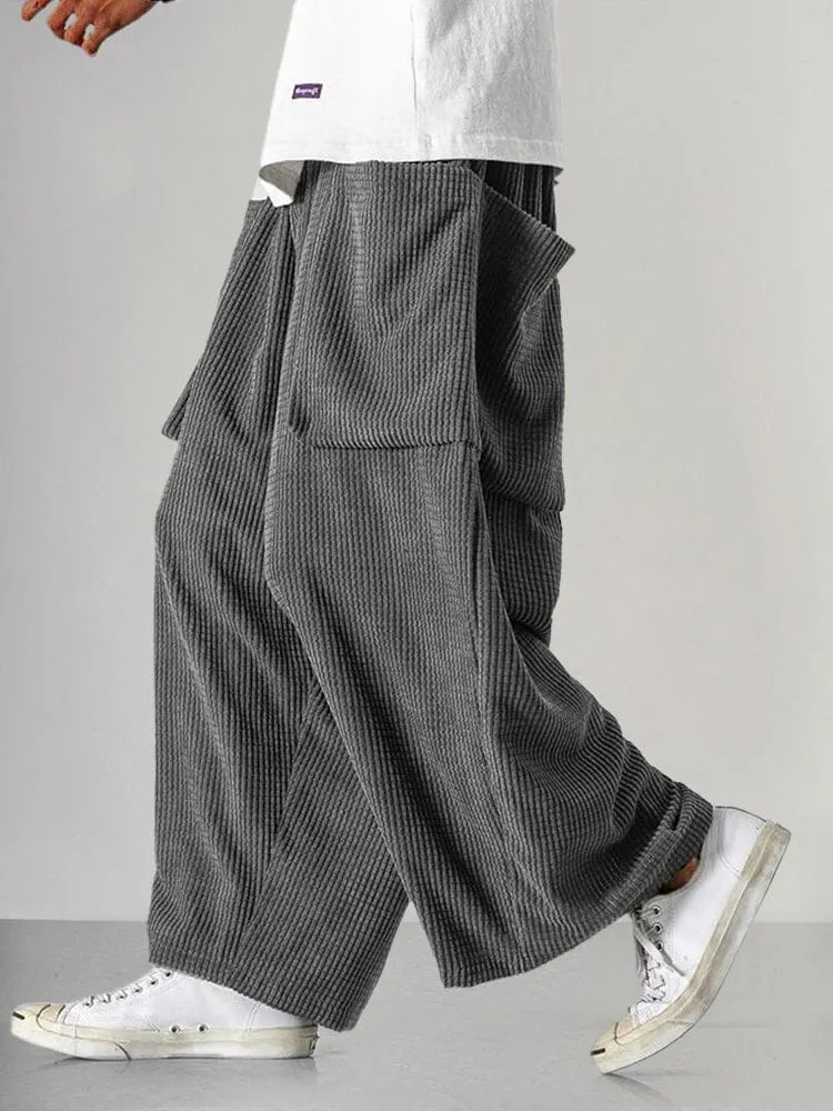 Casual Loose Corduroy Pants