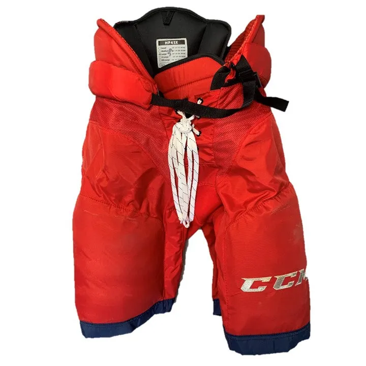 CCM HP45X - Used NHL Pro Stock Hockey Pants (Red/Navy)