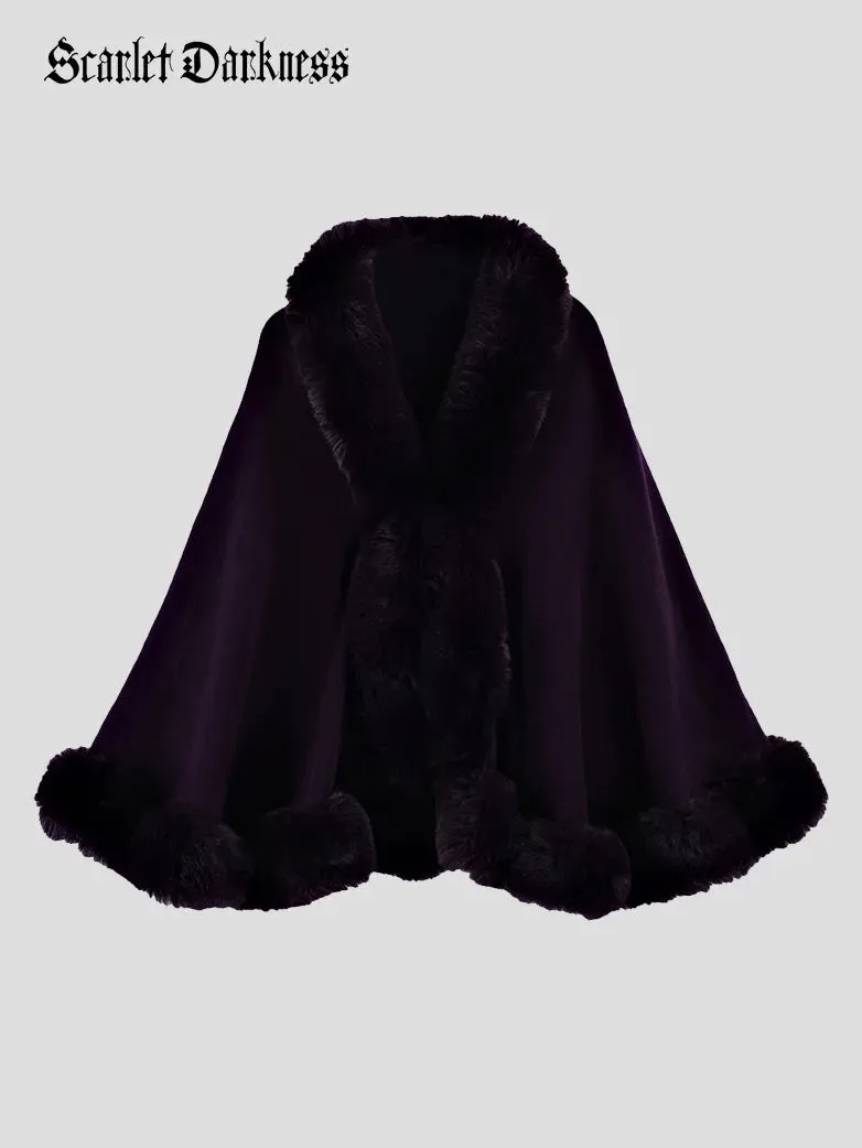 Christmas Limited Edition Women Fur Collar Cardigan