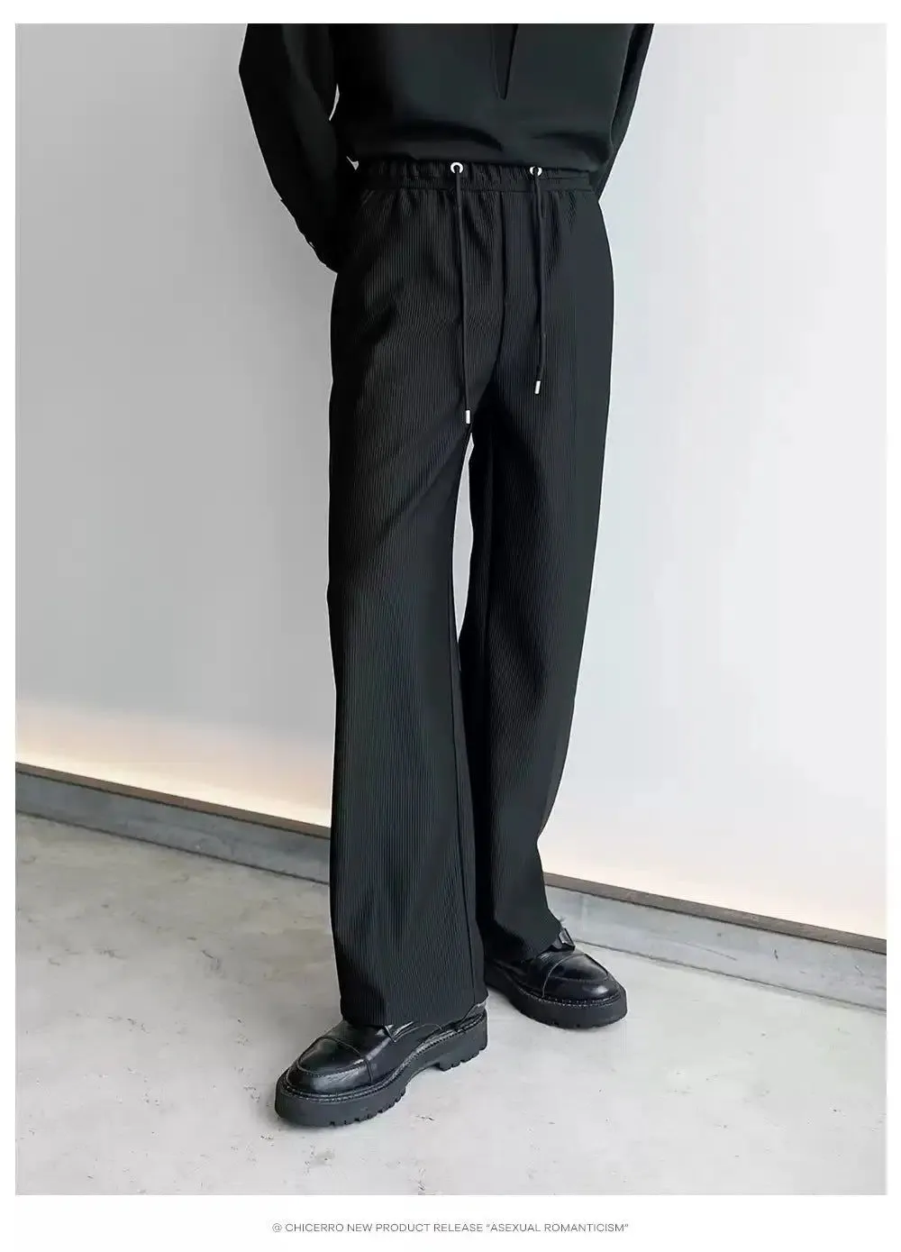 Chuan Adjustable String Corduroy Pants