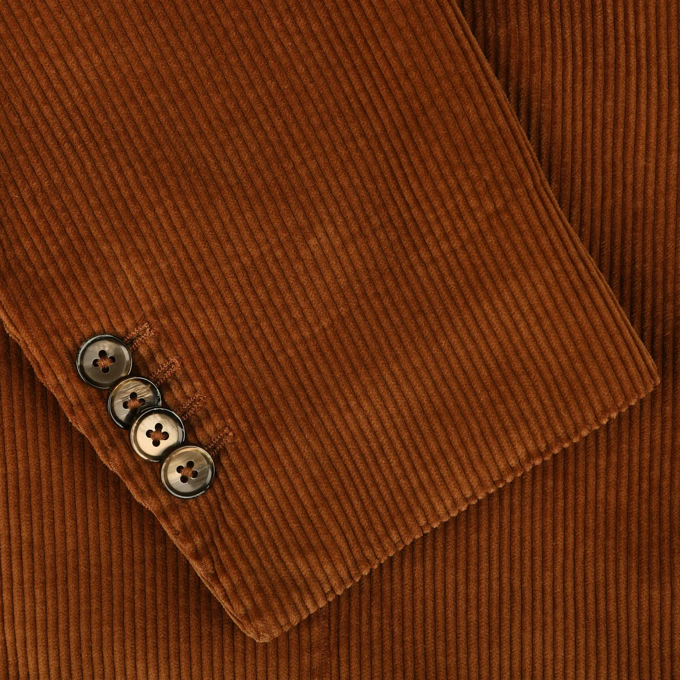 Cinnamon Brown Cotton Corduroy Blazer