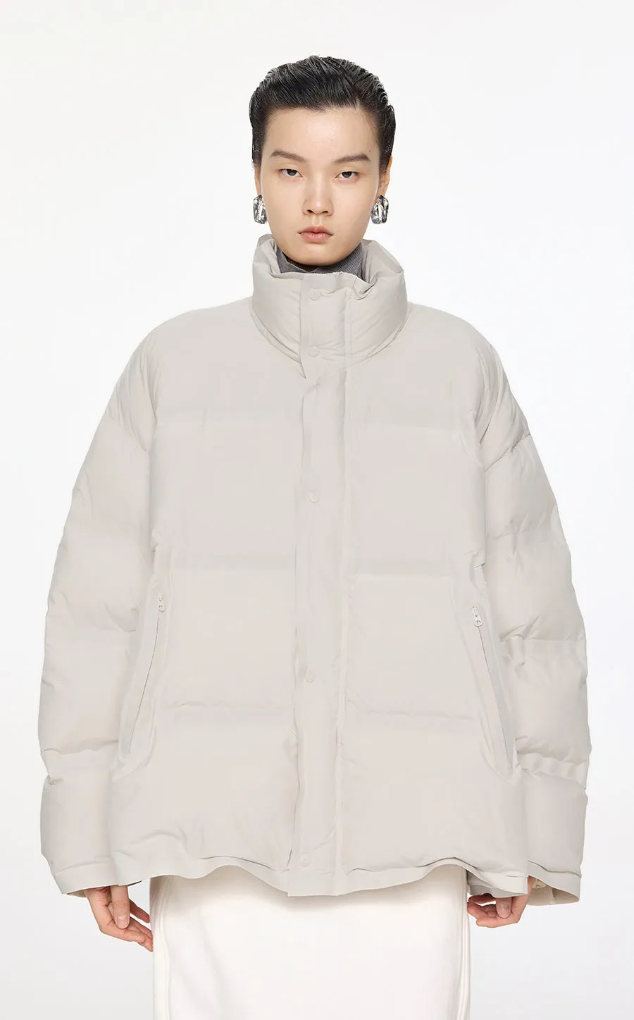 Coat / JNBY Oversize Stand Collar Down Coat