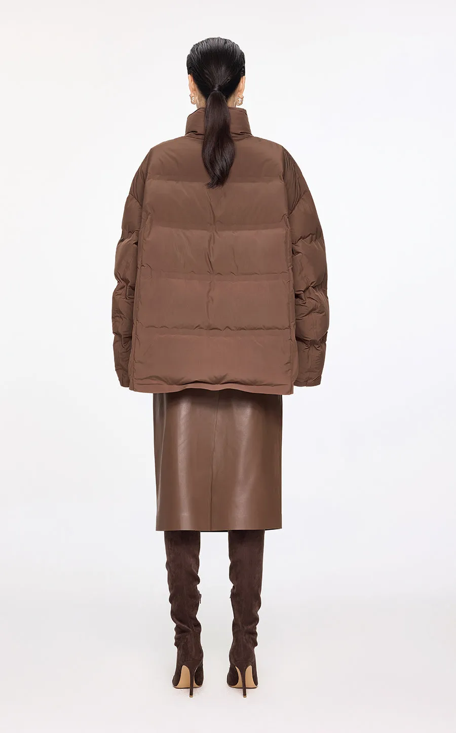 Coat / JNBY Oversize Stand Collar Down Coat