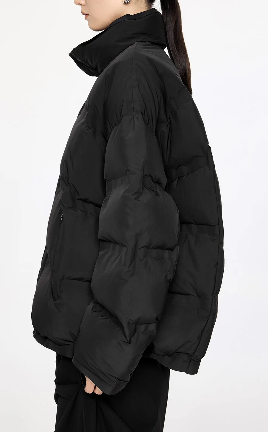 Coat / JNBY Oversize Stand Collar Down Coat