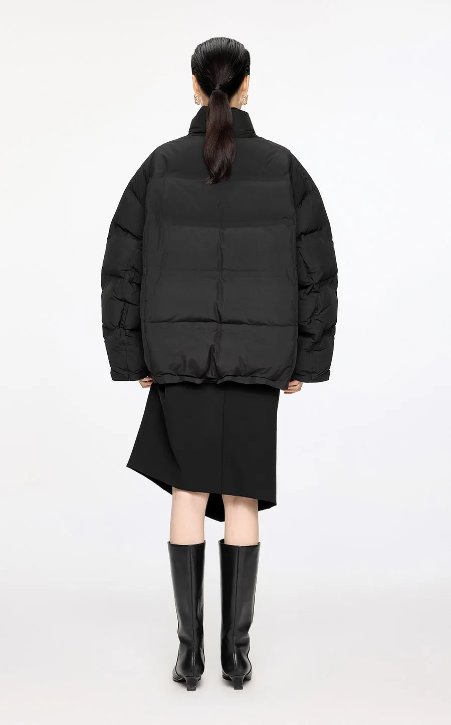 Coat / JNBY Oversize Stand Collar Down Coat