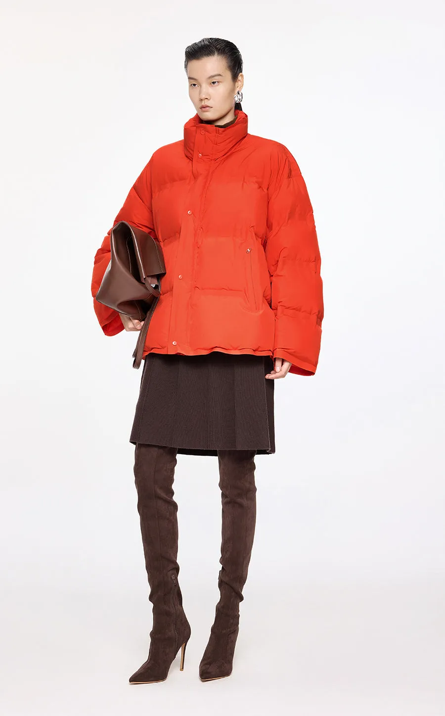 Coat / JNBY Oversize Stand Collar Down Coat