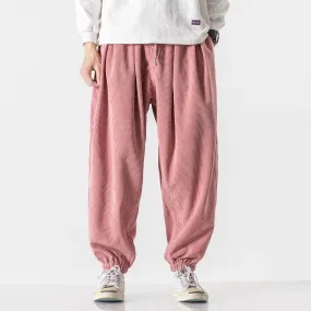 Corduroy Harem Pants / Japanese Streetstyle