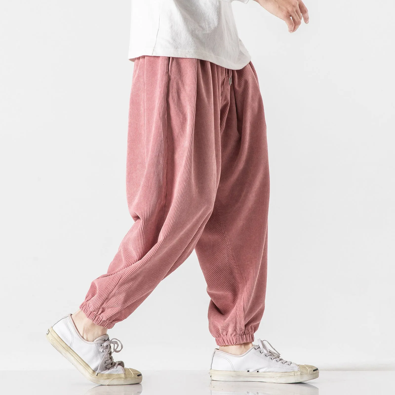 Corduroy Harem Pants / Japanese Streetstyle