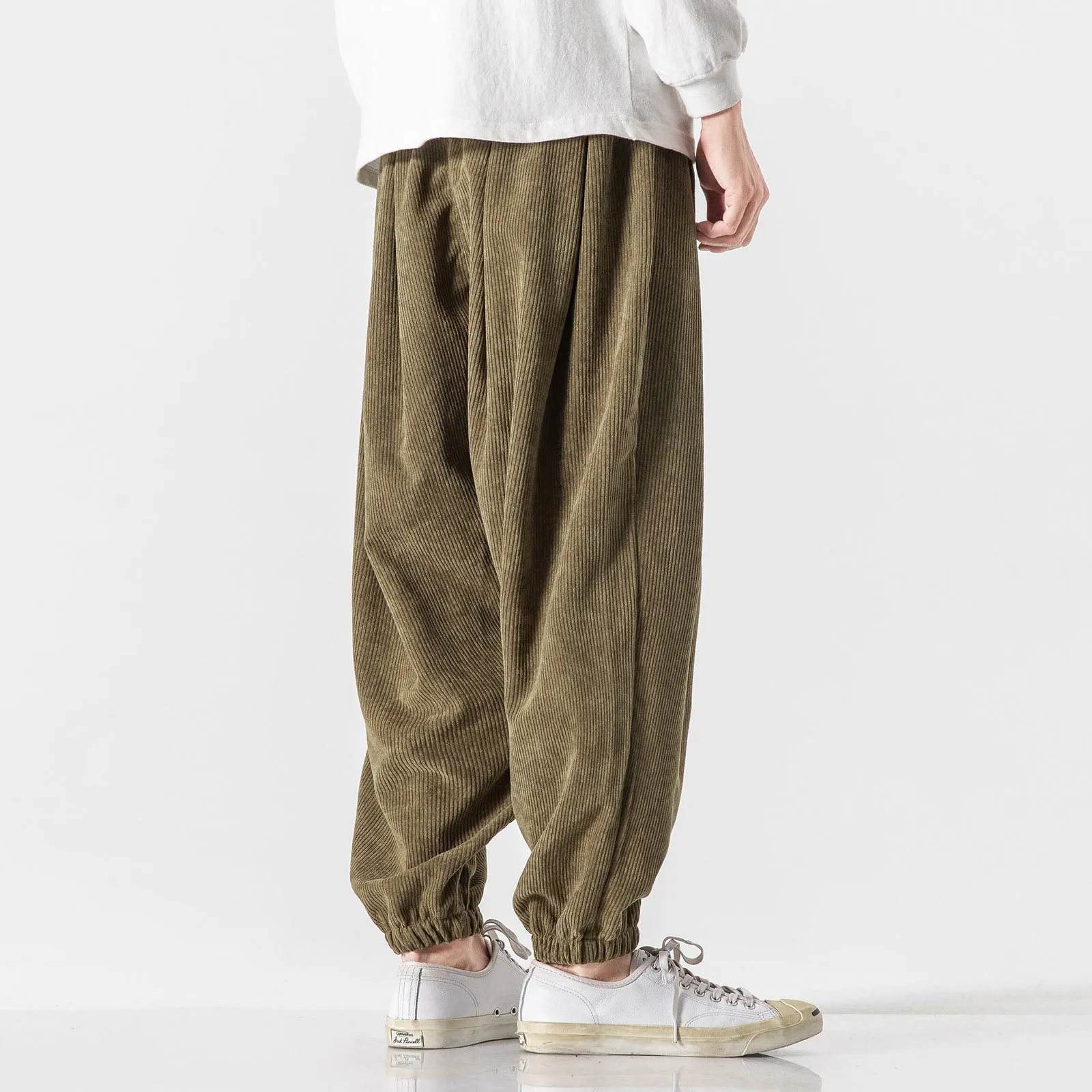 Corduroy Harem Pants / Japanese Streetstyle