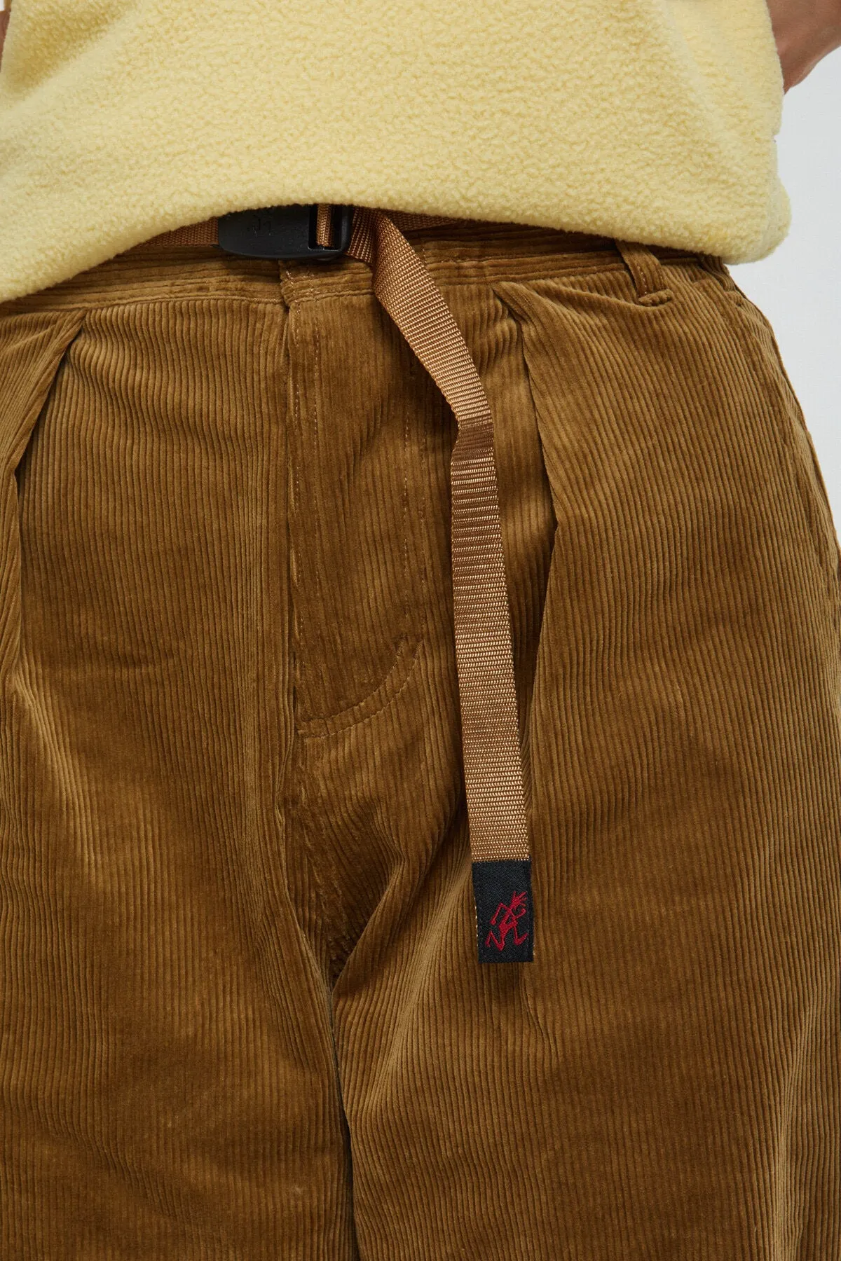 Corduroy Pleated Trousers