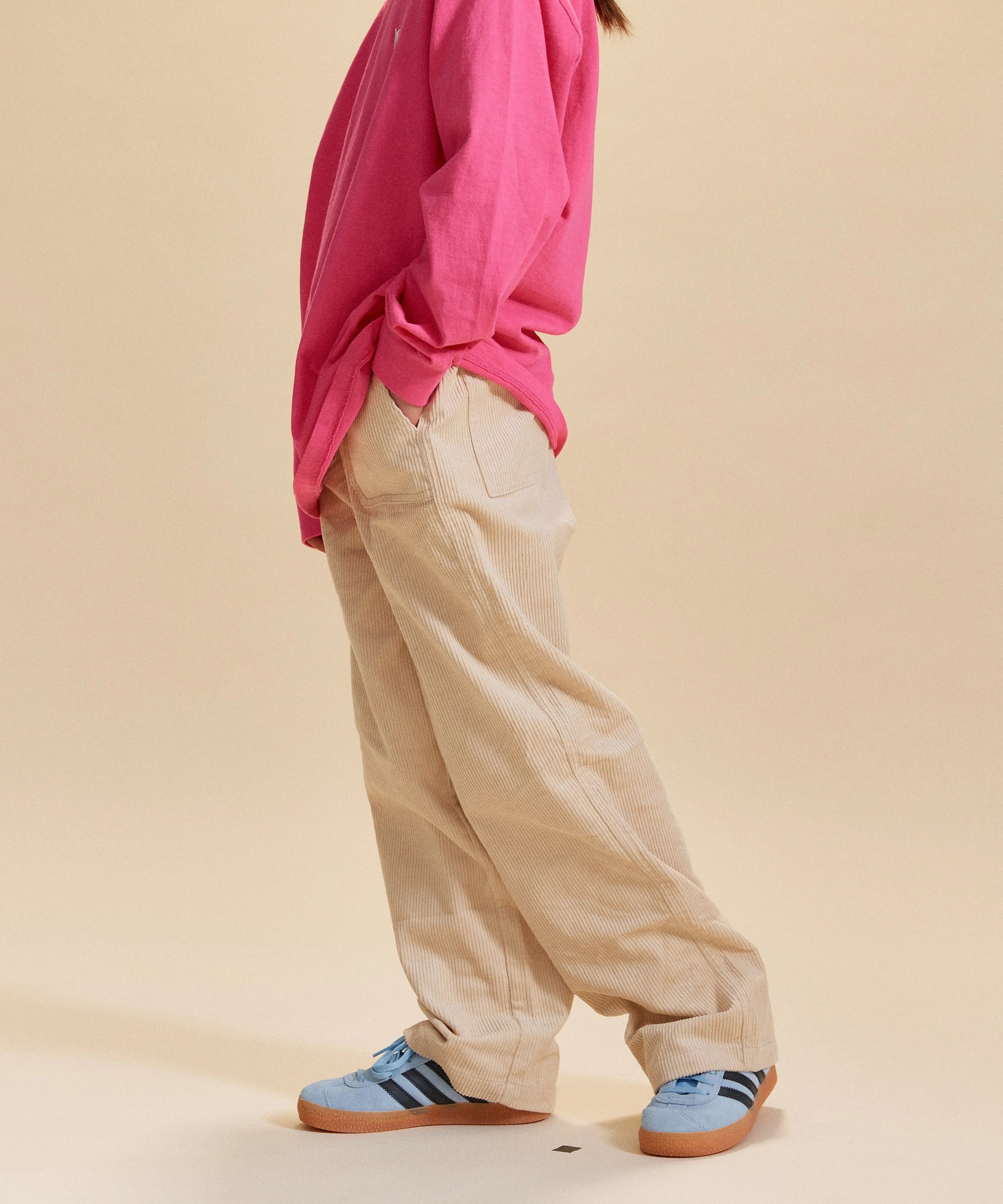 Corduroy Trouser - Natural