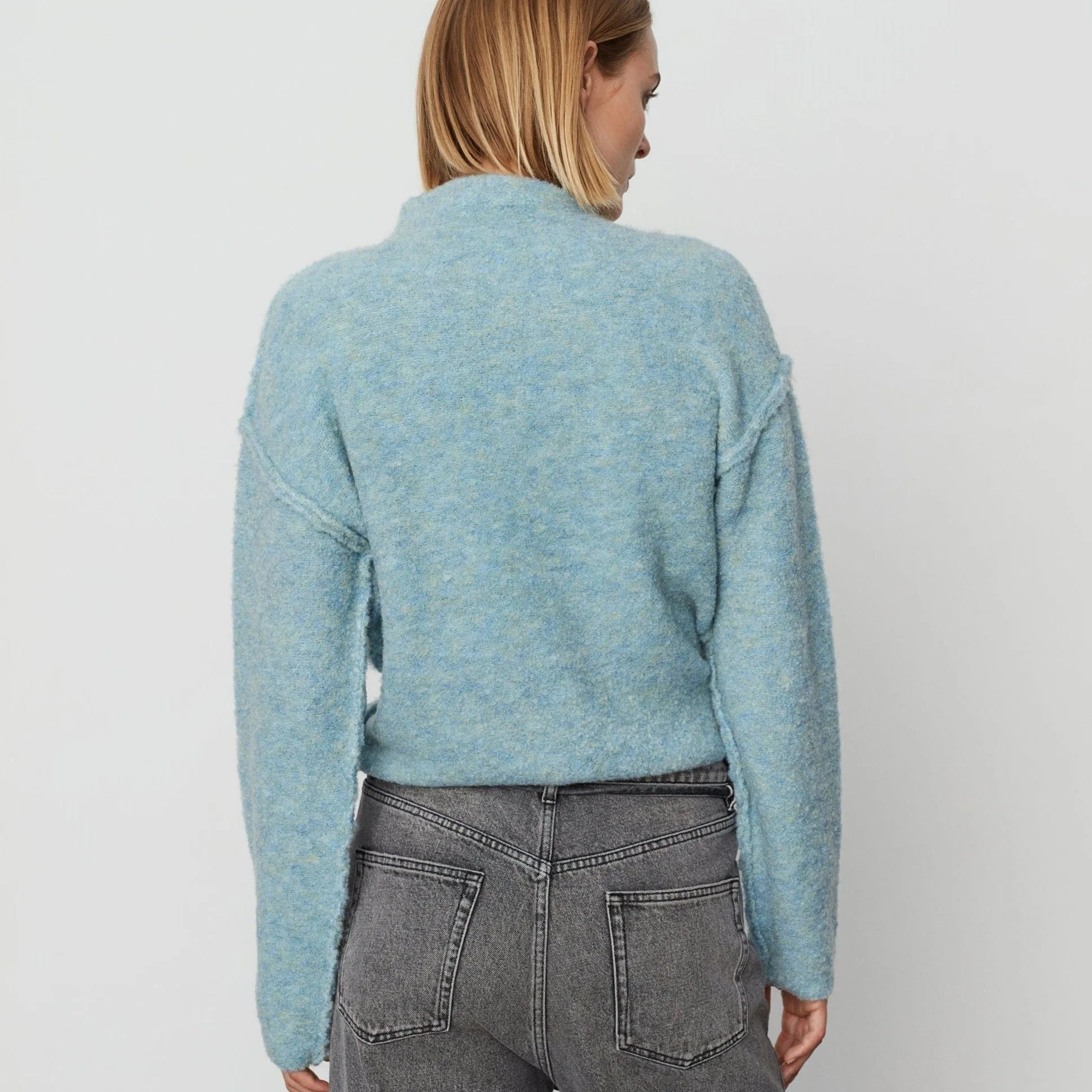 DAY Birger ét Mikkelsen Cher Daily Boucle Pullover Pastel Blue