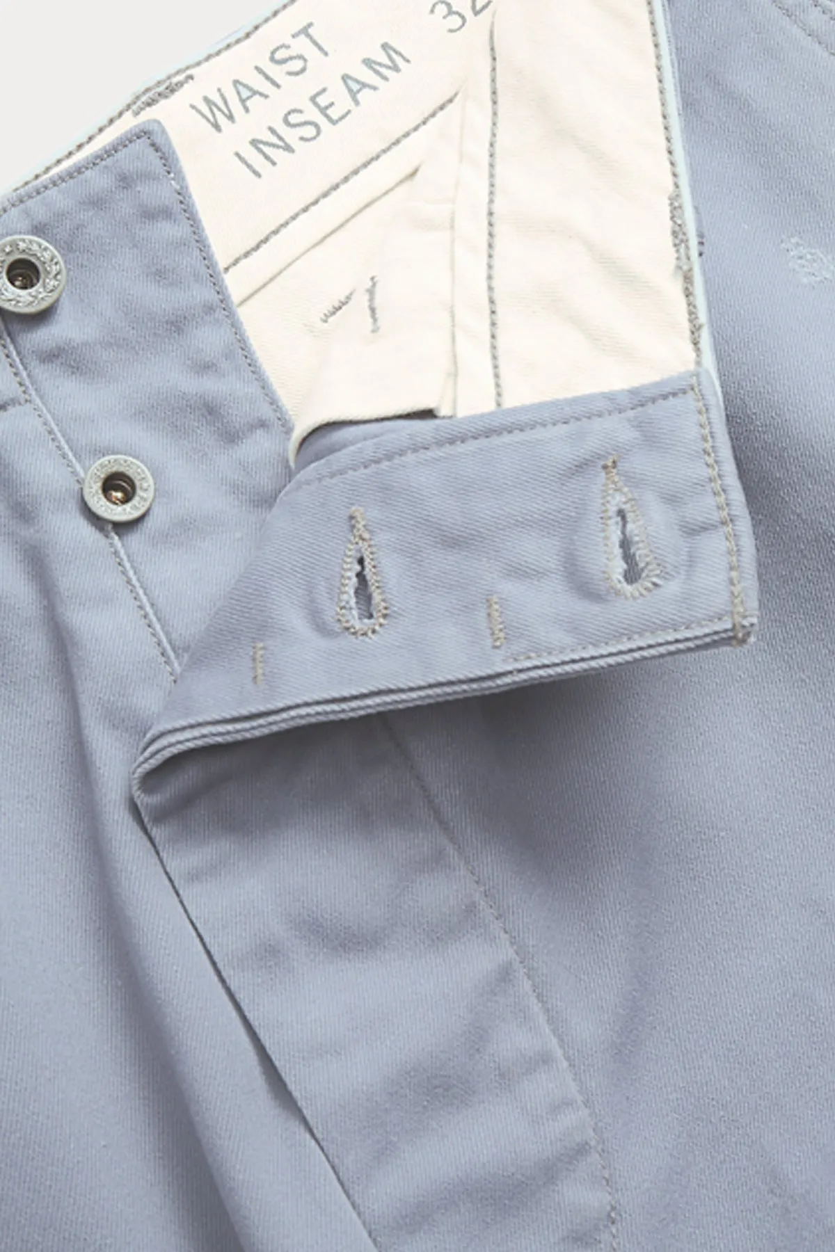 Distressed Field Chino Pant - Steel Blue