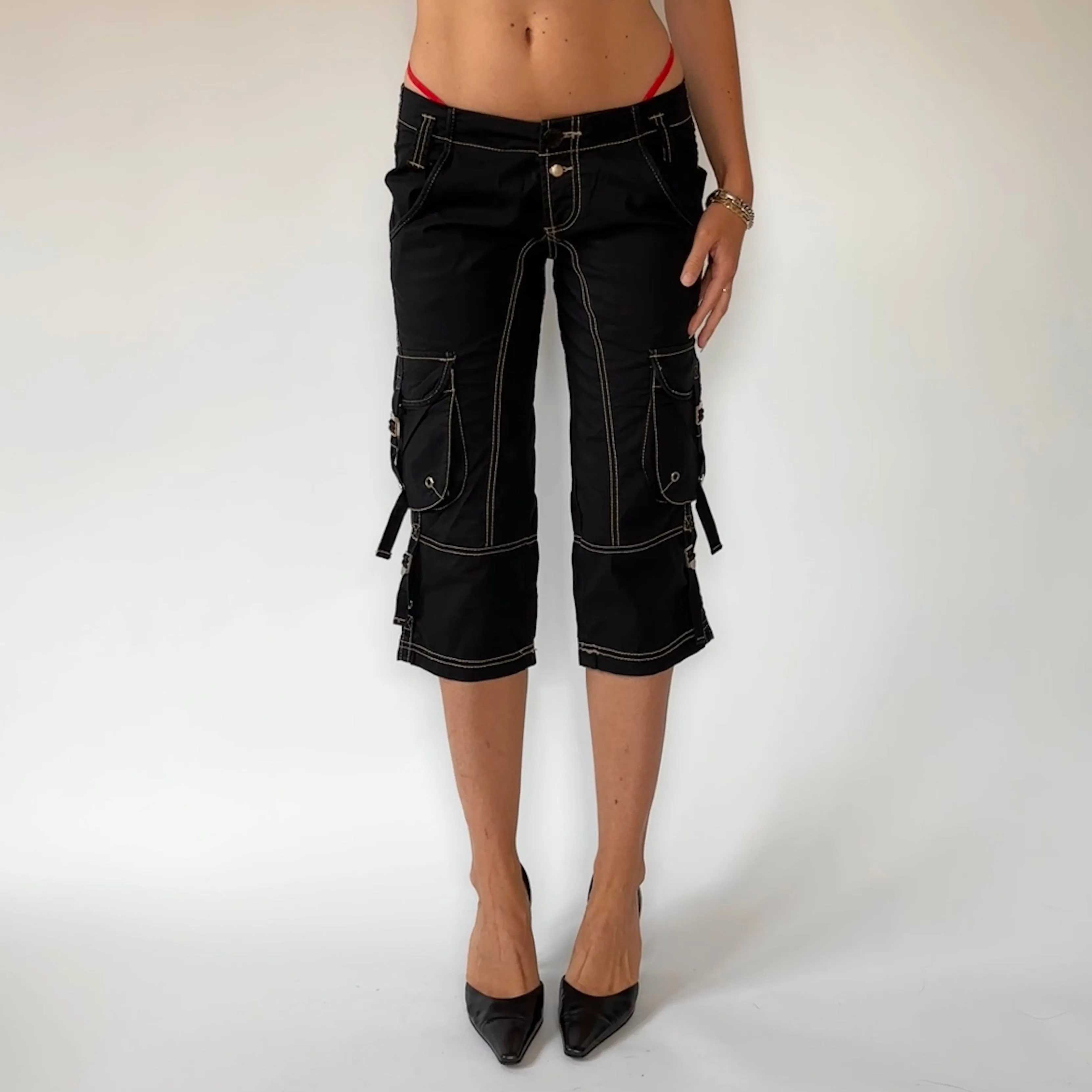 DKNY Sporty Cargo Capris (XS)