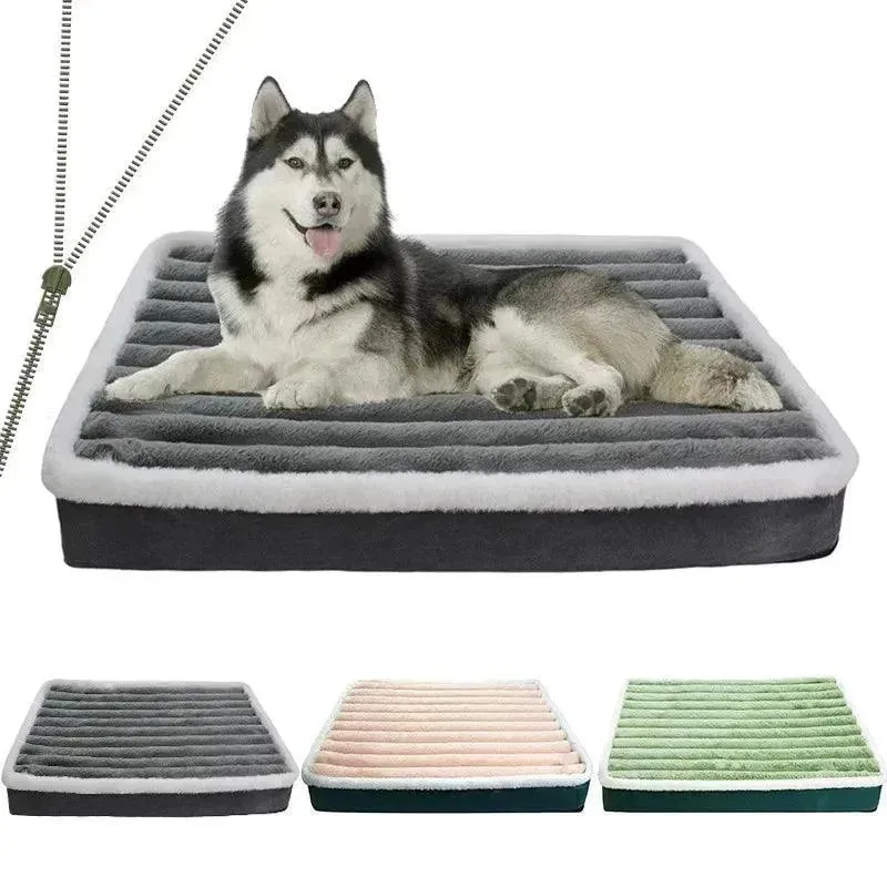 Dog Beds for Large Dogs Bed Small Pet Products Sofa Puppy Pets Breeds Blanket Cushions Mat Bed Supplies Cats Baskets Accessories