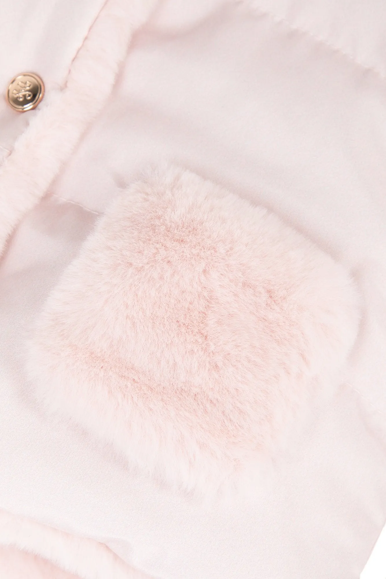 Down Coat - Pale pink reversible