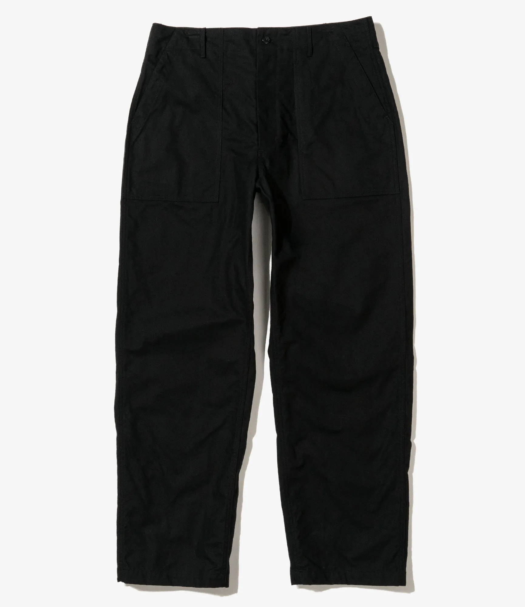 Engineered Garments Fatigue Pant - Black Cotton Brushed