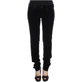 Ermanno Scervino Elegant Black Slim Fit Trousers