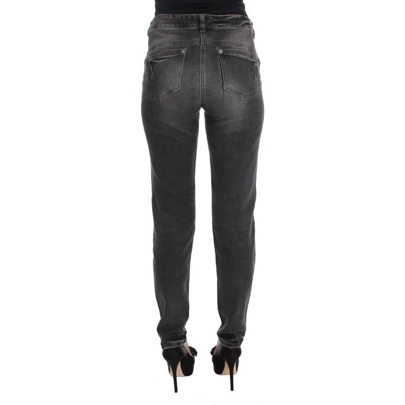 Ermanno Scervino Elegant Gray Regular Fit Jeans