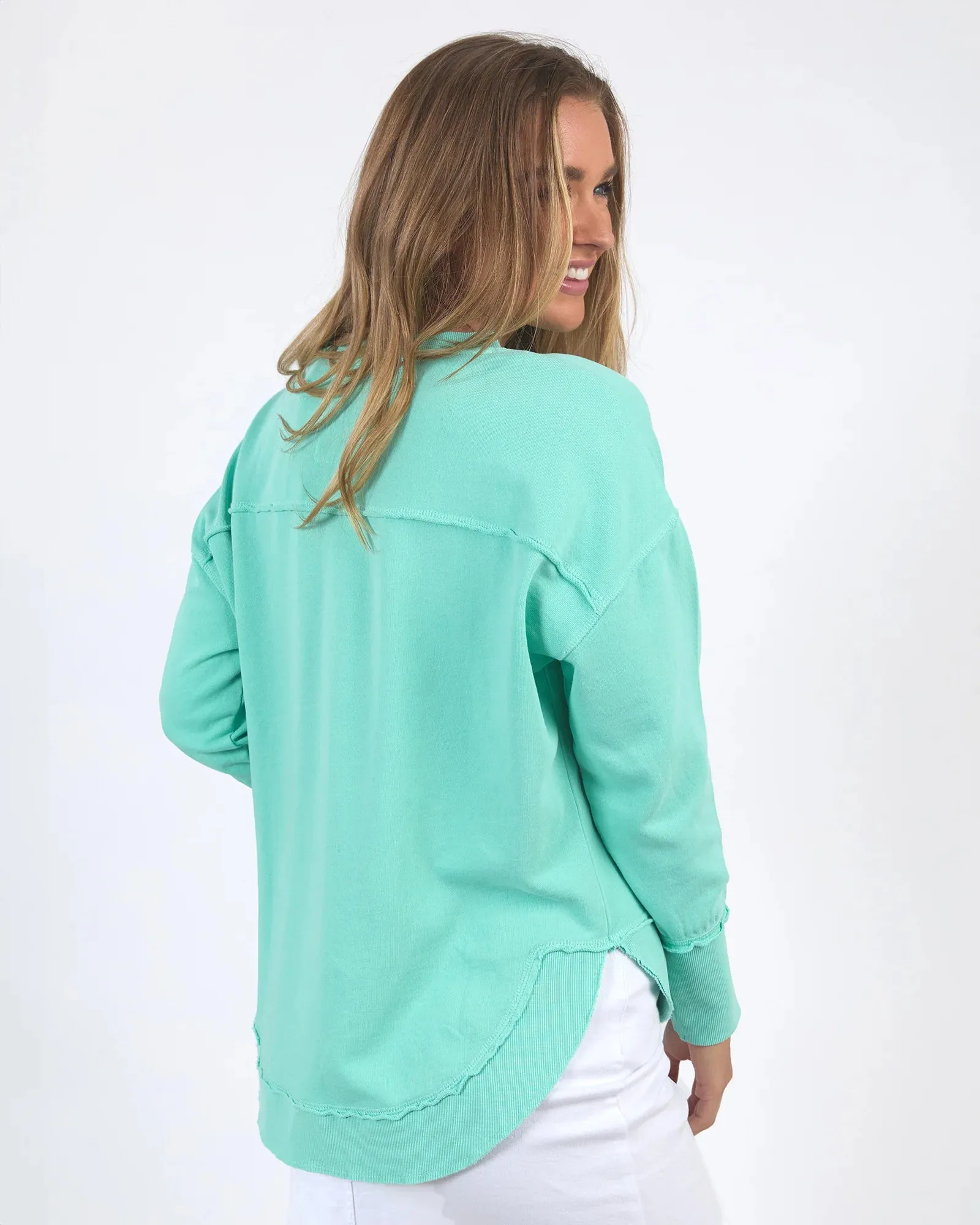 Foxwood Simplified Crew - Neon Mint