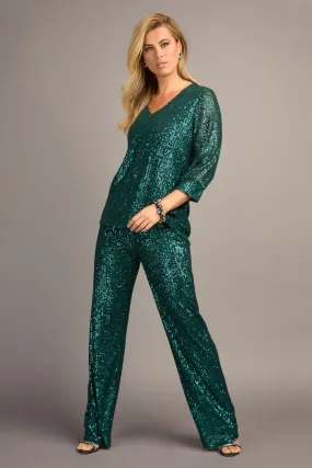 Frank Lyman Pant 234245-EMRLD Emerald