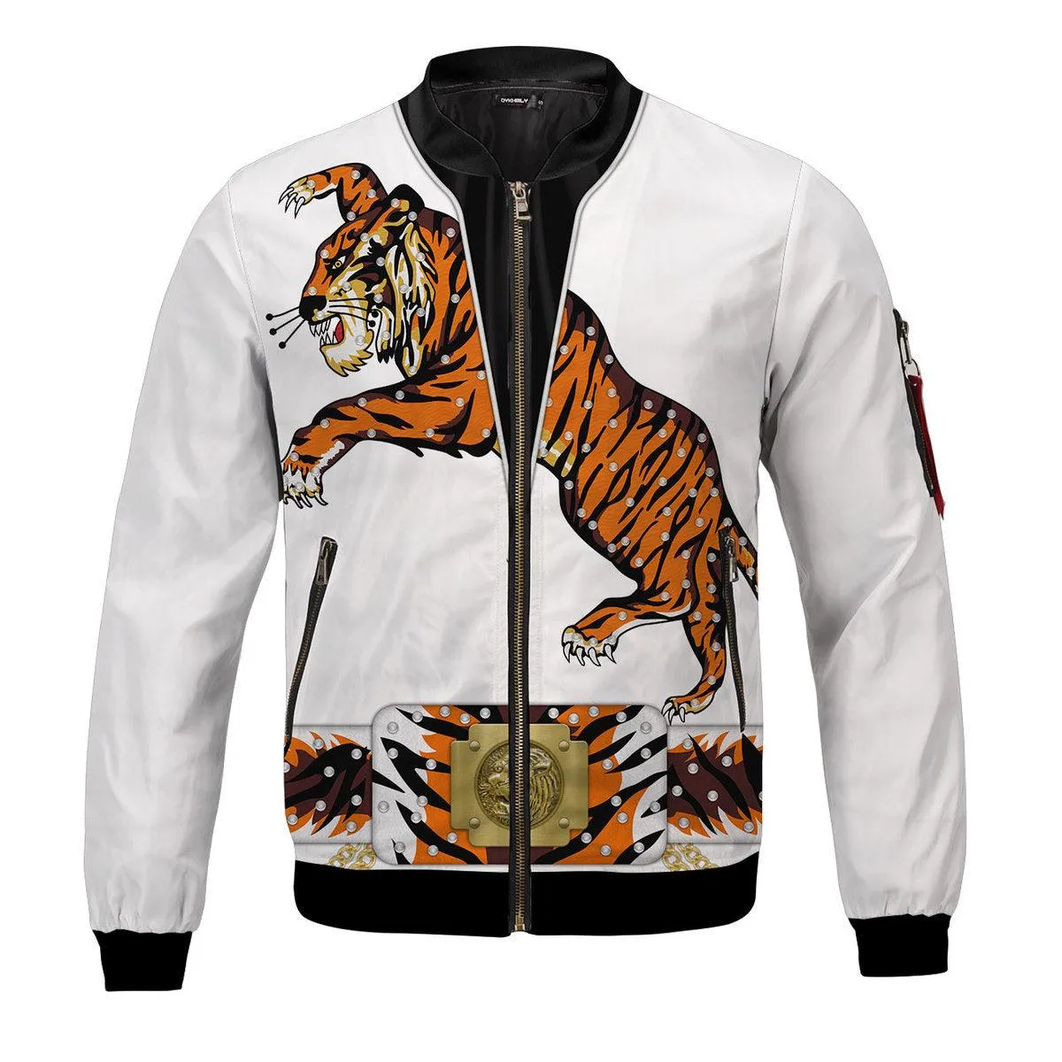 Gearhomie Elvis Tiger Bomber Jacket