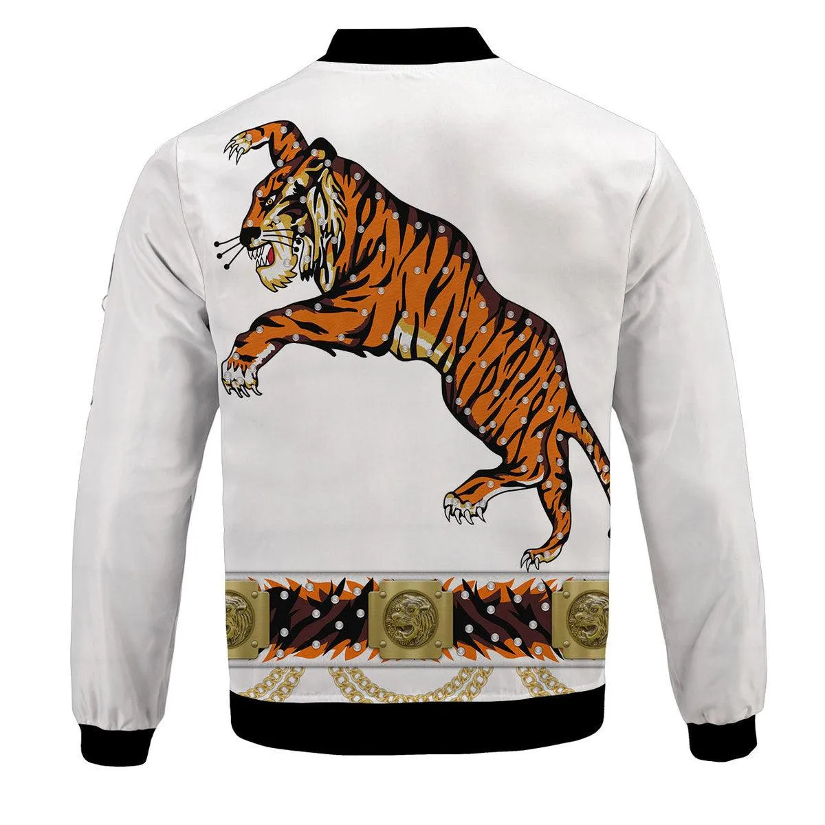 Gearhomie Elvis Tiger Bomber Jacket