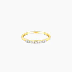 Gold Sparkling Diamond Ring