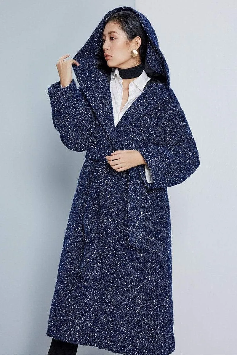 Handmade Hooded Wool Coat